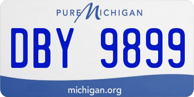 MI license plate DBY9899