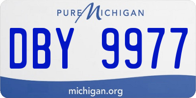 MI license plate DBY9977