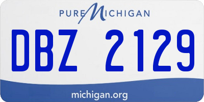 MI license plate DBZ2129
