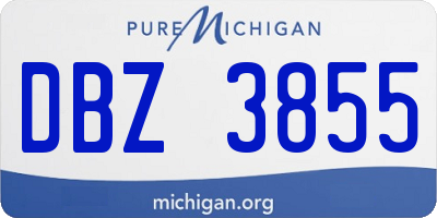 MI license plate DBZ3855