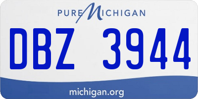 MI license plate DBZ3944