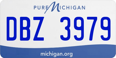 MI license plate DBZ3979