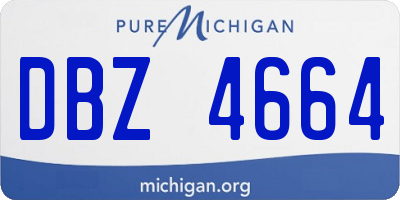 MI license plate DBZ4664