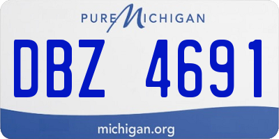 MI license plate DBZ4691