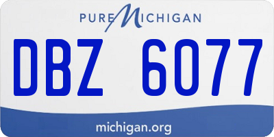 MI license plate DBZ6077