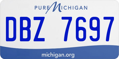 MI license plate DBZ7697