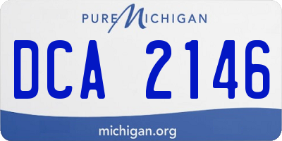 MI license plate DCA2146