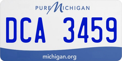 MI license plate DCA3459