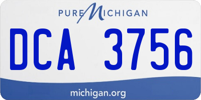MI license plate DCA3756