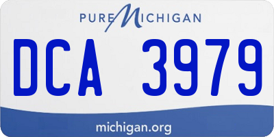 MI license plate DCA3979