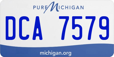 MI license plate DCA7579