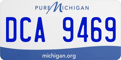 MI license plate DCA9469