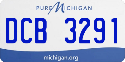 MI license plate DCB3291