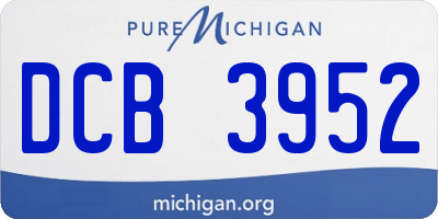 MI license plate DCB3952