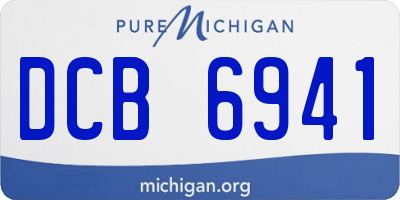MI license plate DCB6941