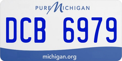 MI license plate DCB6979