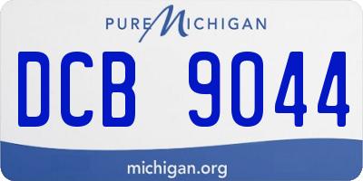MI license plate DCB9044