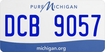 MI license plate DCB9057
