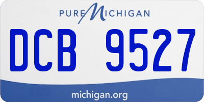MI license plate DCB9527
