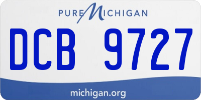 MI license plate DCB9727