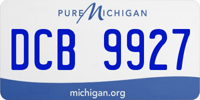 MI license plate DCB9927