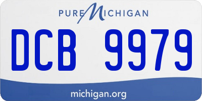MI license plate DCB9979