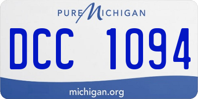MI license plate DCC1094