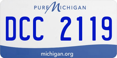 MI license plate DCC2119