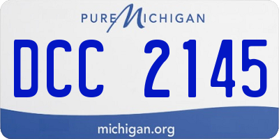 MI license plate DCC2145