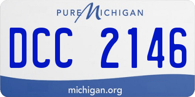 MI license plate DCC2146