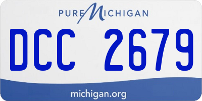 MI license plate DCC2679