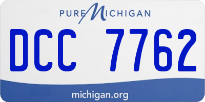 MI license plate DCC7762