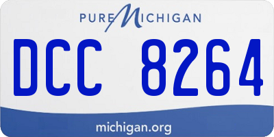 MI license plate DCC8264