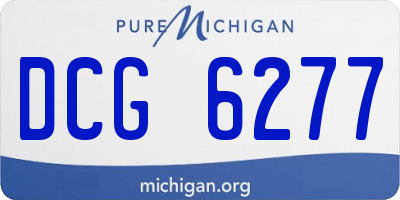 MI license plate DCG6277