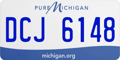 MI license plate DCJ6148