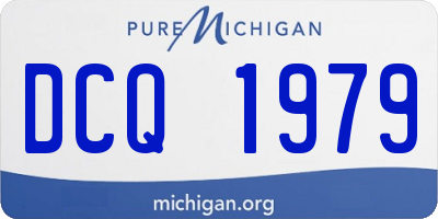 MI license plate DCQ1979