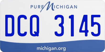 MI license plate DCQ3145