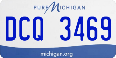 MI license plate DCQ3469