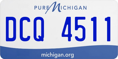 MI license plate DCQ4511