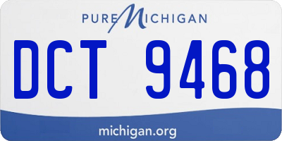 MI license plate DCT9468