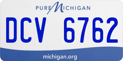 MI license plate DCV6762