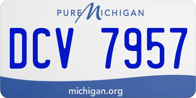 MI license plate DCV7957
