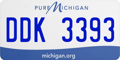 MI license plate DDK3393
