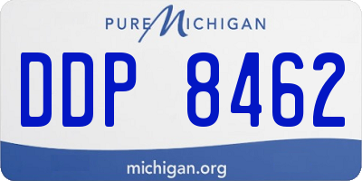 MI license plate DDP8462