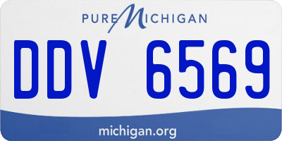 MI license plate DDV6569