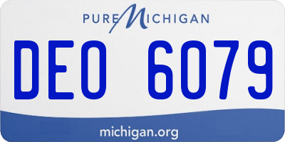 MI license plate DEO6079