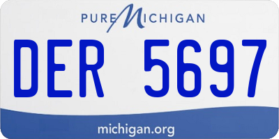 MI license plate DER5697