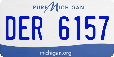 MI license plate DER6157