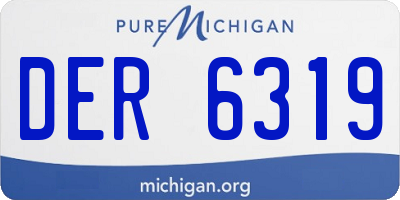 MI license plate DER6319