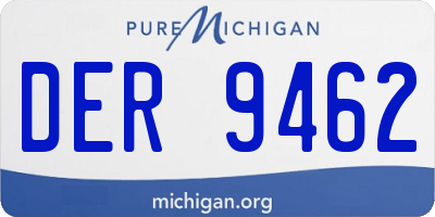 MI license plate DER9462